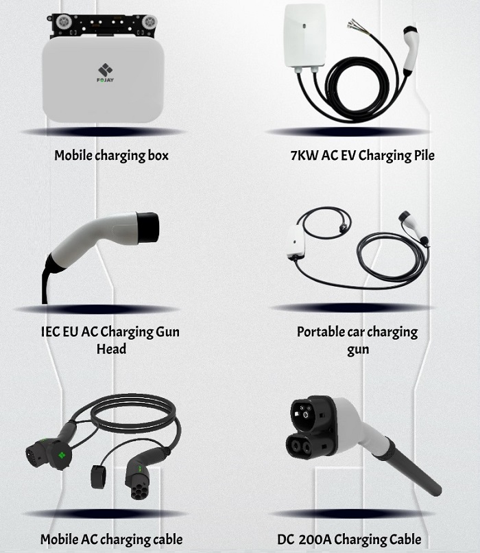 EV CHARGER GUN WITH CABLE 