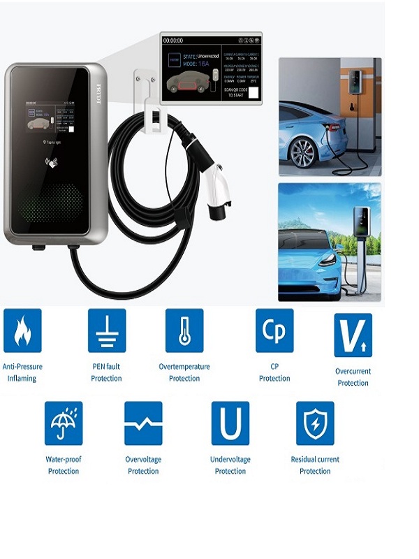 7/22kw ac charger station