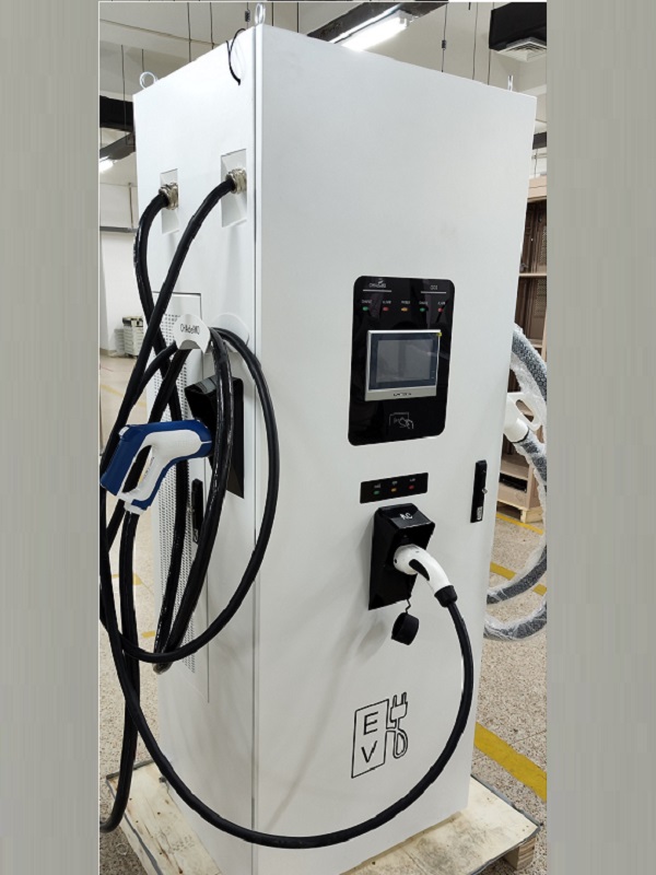 CUSTOMIZED FAST DC EV charging with 3 guns (GBT/CCS2/Chardemo)