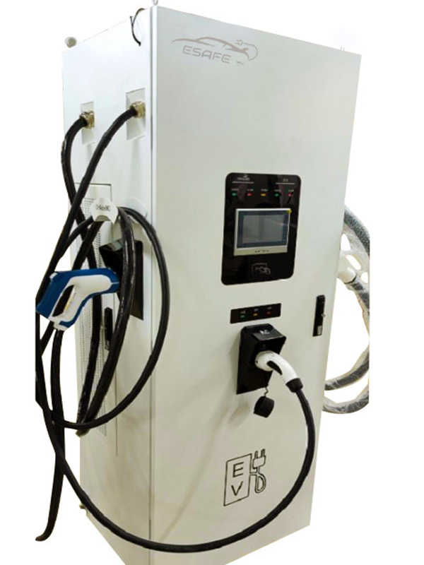 CUSTOMIZED FAST DC EV charging with 3 guns (GBT/CCS2/Chardemo)