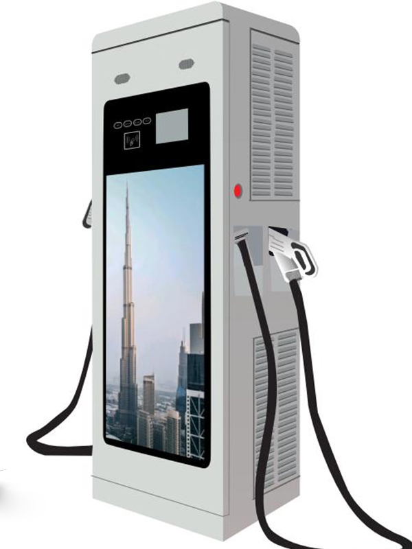 43' LCD Advertisement Display Screen DC Fast Charging Station with OCPP1.6J